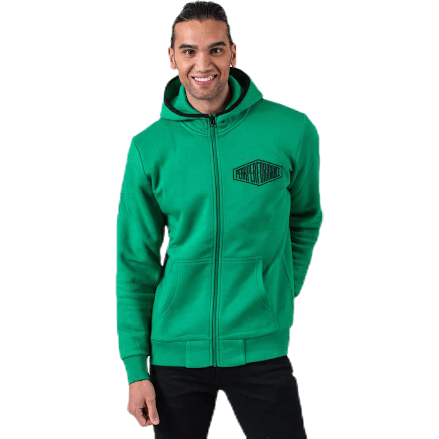 Comfy Zip Hood Green - Image 3