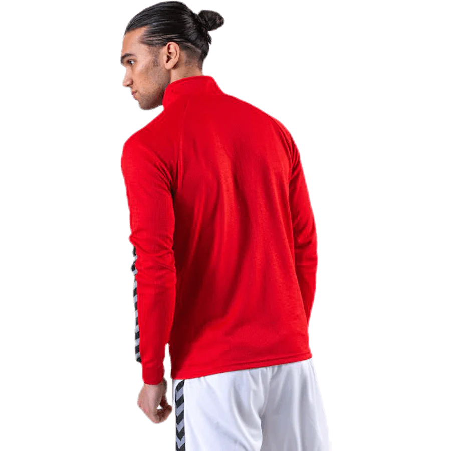 Authentic Poly Zip Jacket Red - Image 3