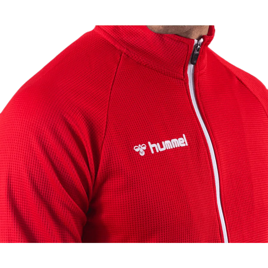 Authentic Poly Zip Jacket Red - Image 5