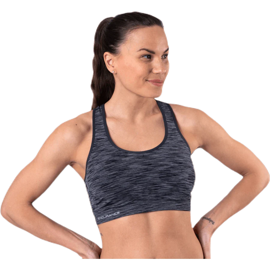 Civita Melange Seamless Sports Bra Black