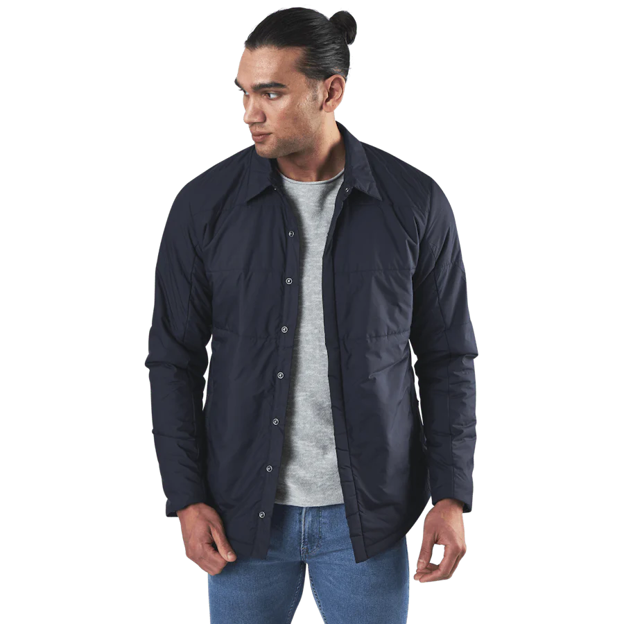 Snowshelter Insulated Shirt Blue - Image 4