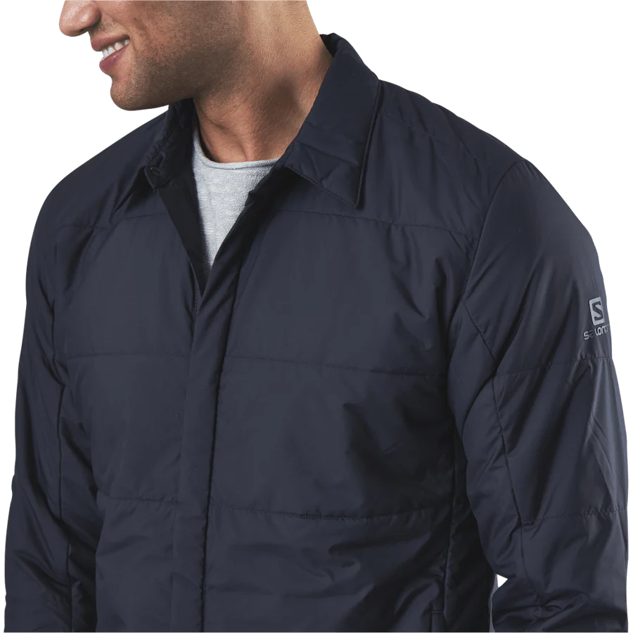 Snowshelter Insulated Shirt Blue - Image 5