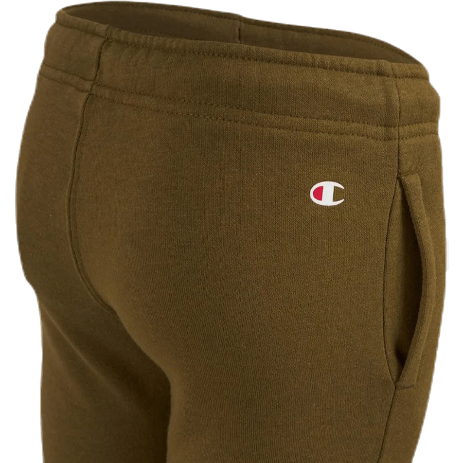 Rib Cuff Pants Junior Green - Image 4