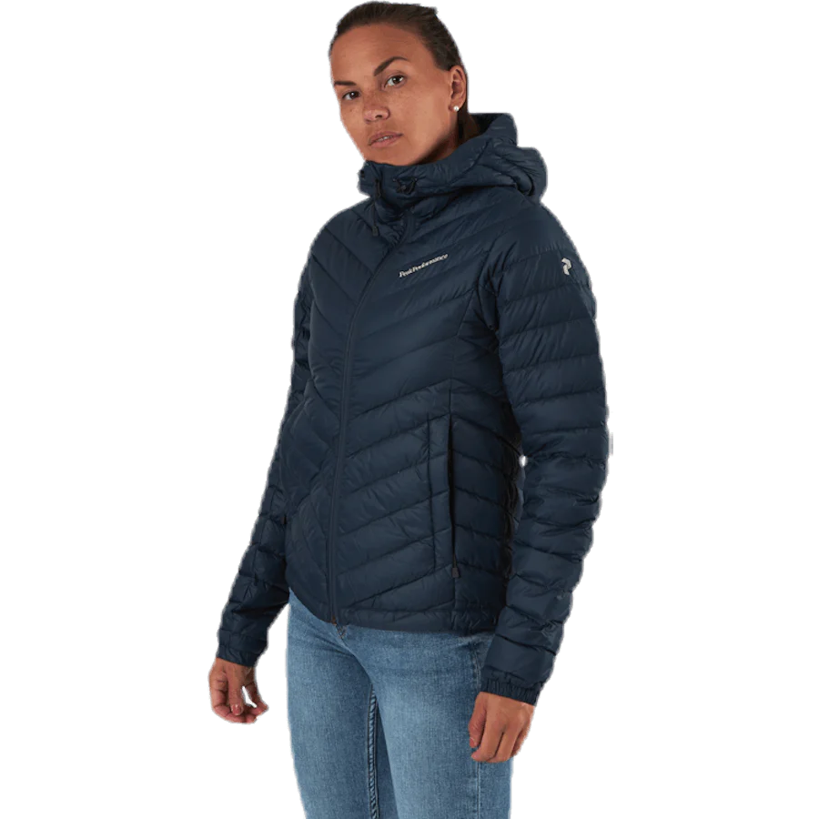 Frost Down Hood Jacket Blue - Image 4