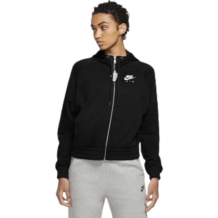 Nsw Air Hoodie Fz Bb Flc White/Black