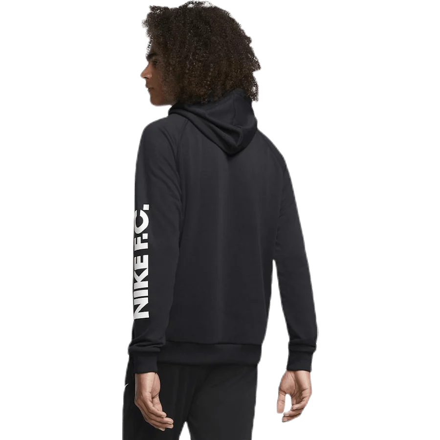Nike F.C. Pullover Hoodie White/Black - Image 2