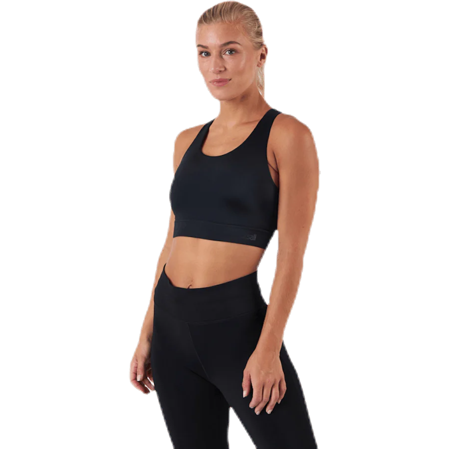 Crossback Sports Bra Black - Image 2