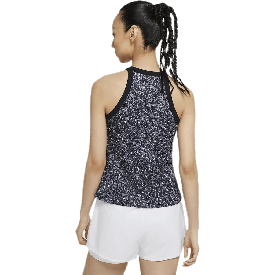 Court Dry Printed Tank White/Black - Image 2