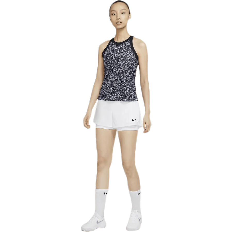 Court Dry Printed Tank White/Black - Image 5