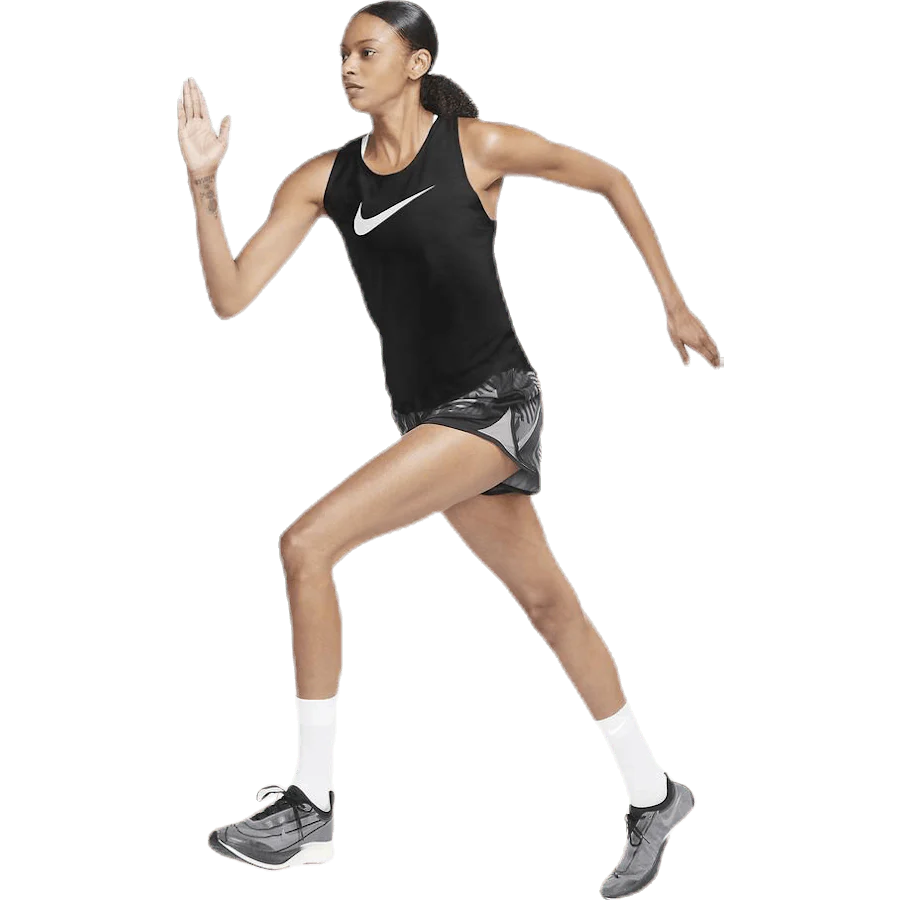 Swoosh Run Tank White/Black - Image 3