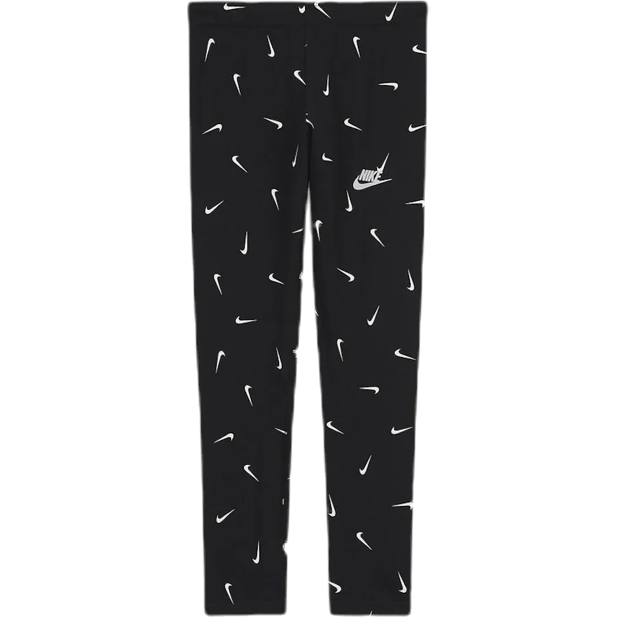 Swooshfetti Favorite Legging Junior White/Black