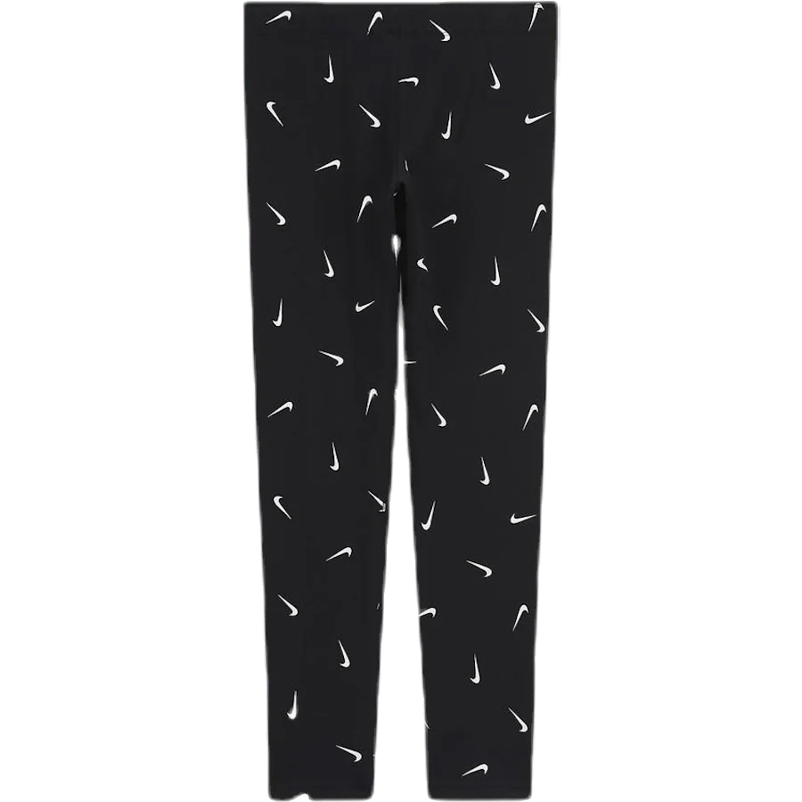 Swooshfetti Favorite Legging Junior White/Black - Image 2
