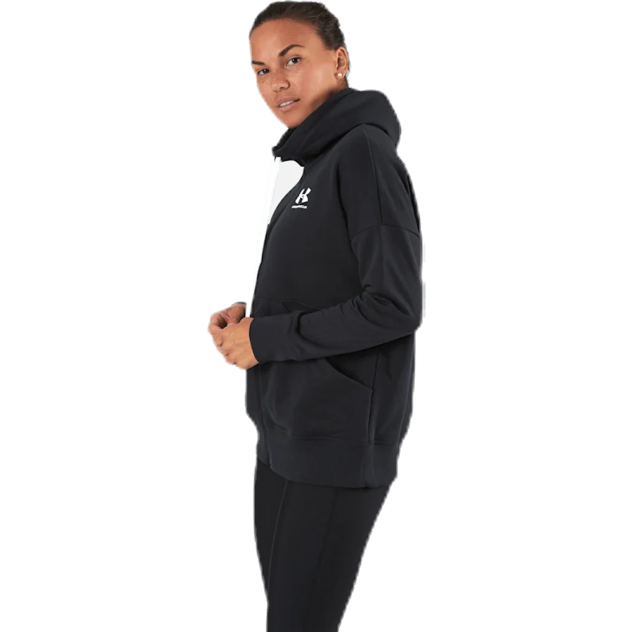 Rival Fleece Fz Hoodie Black - Image 4