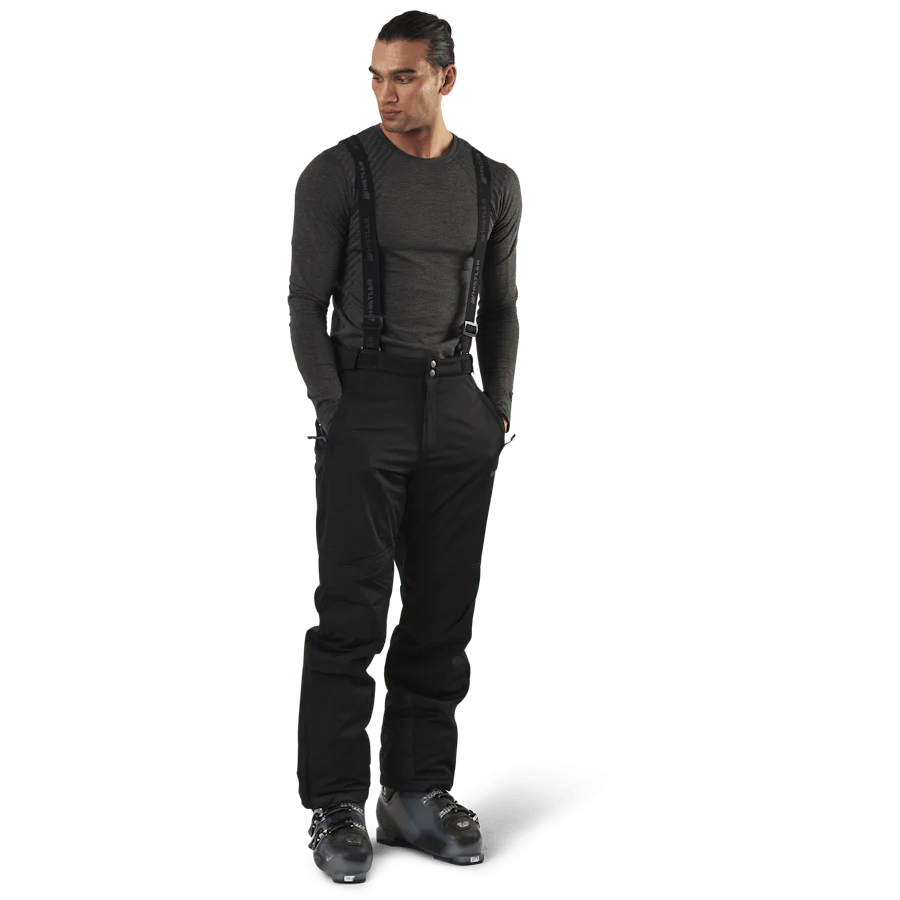 Gippslang Functional Ski Pants W-PRO 15000 Black - Image 2