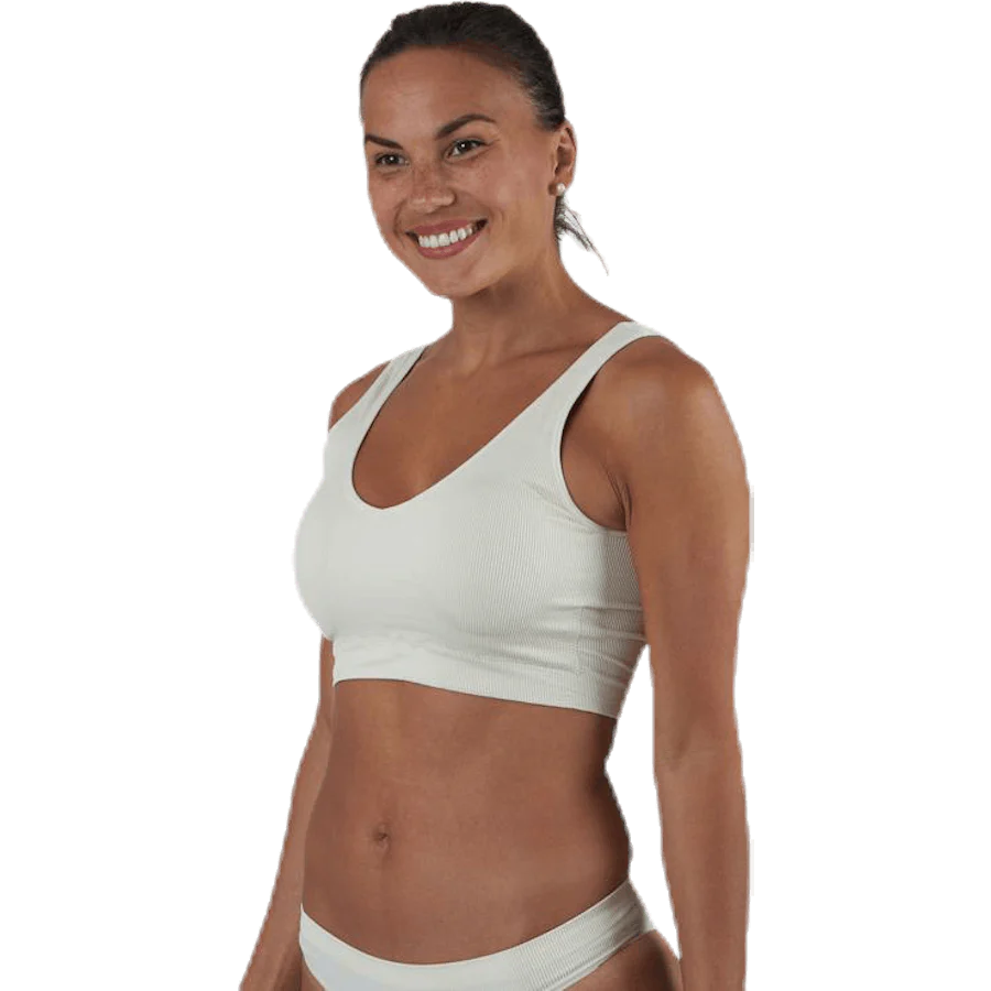 Symmi Rib Bra Top 2-Pack White - Image 4