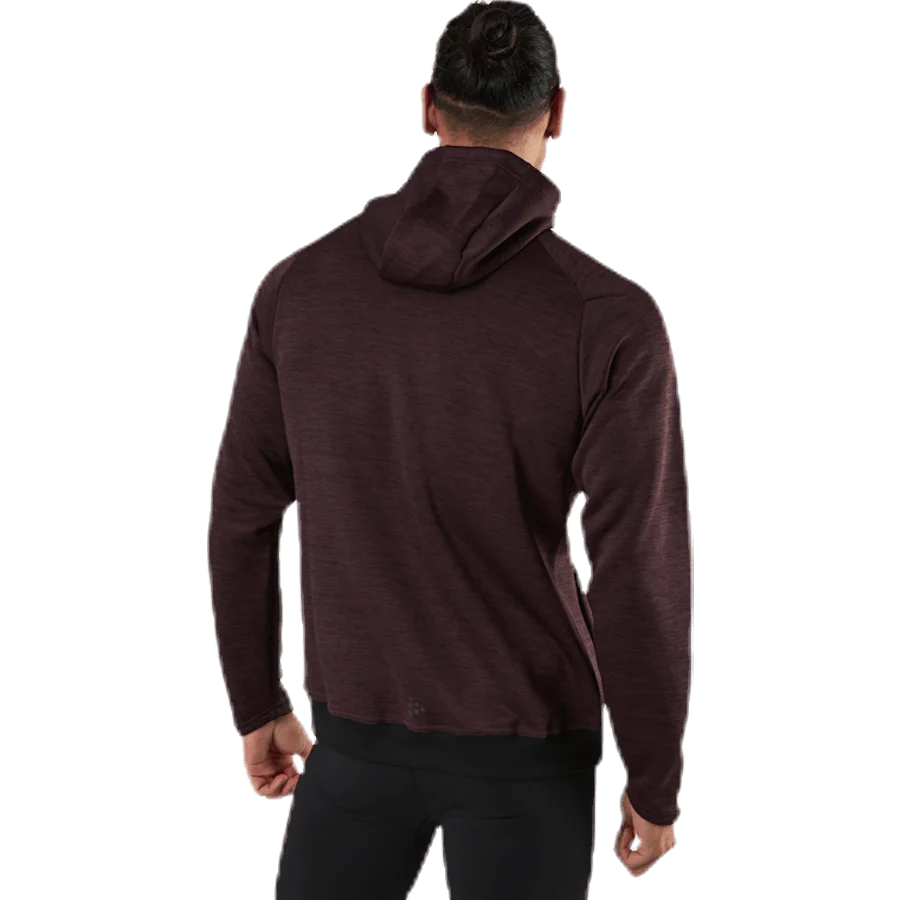 ADV Charge Zip Hood Jkt Brown - Image 2