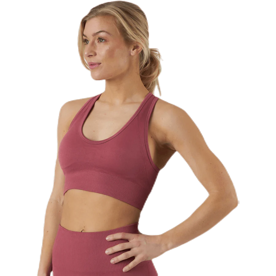 Erica Seamless Sports Bra Pink/Red - Image 6