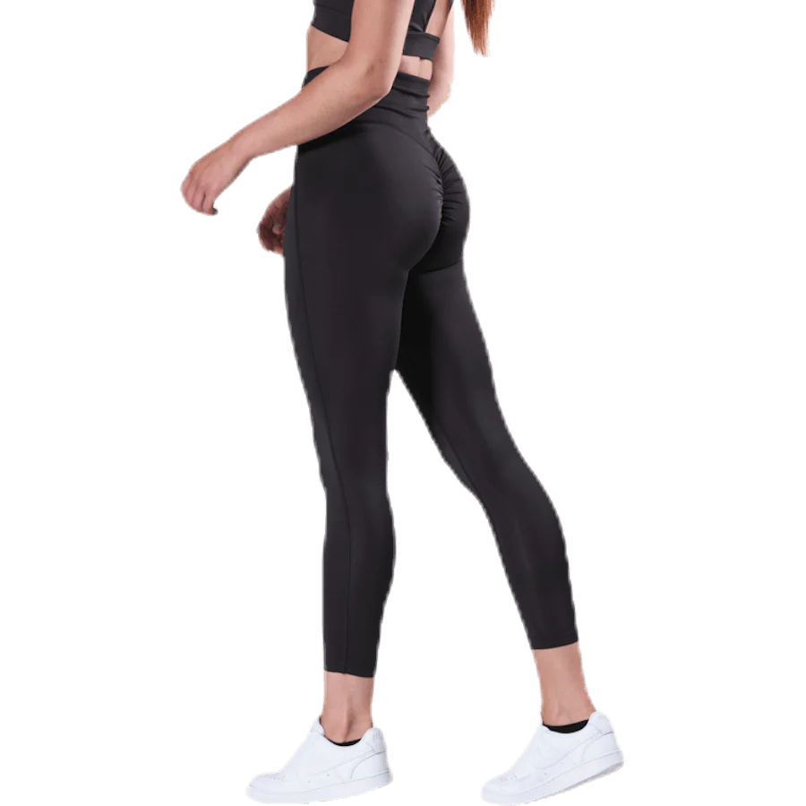 Fitness Scrunch Tights 7/8 Black