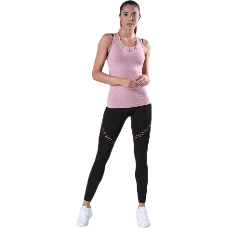 Fitness Seamless Mesh Tank Pink - Image 4