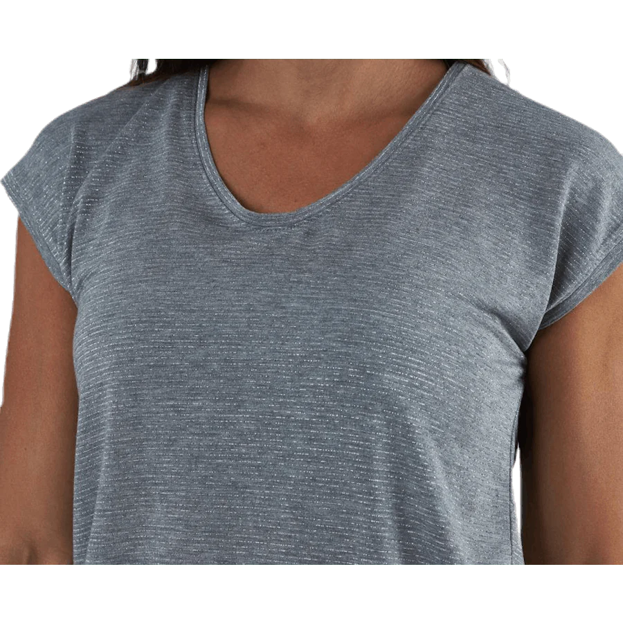 Billo Tee Lurex Stripes Grey - Image 5