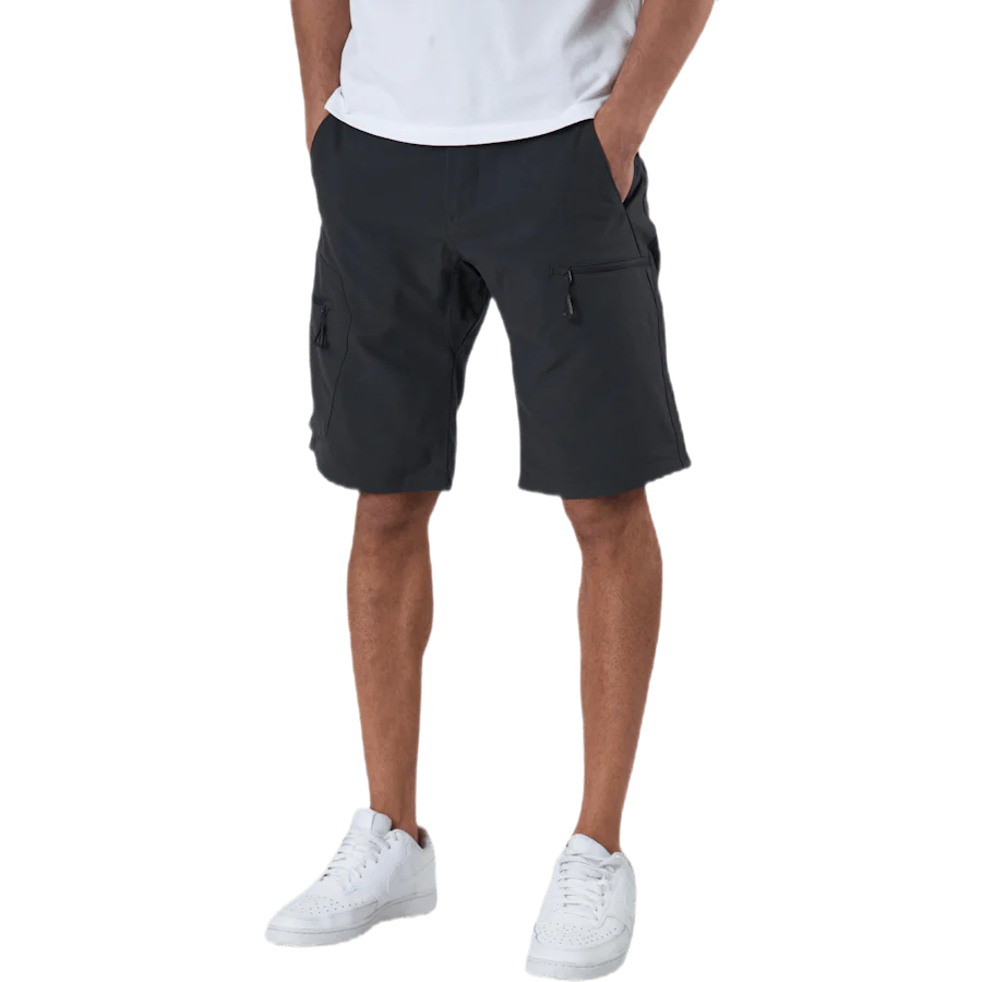 Crewline Cargo Shorts Black - Image 2