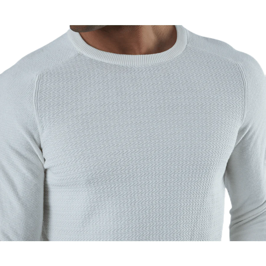 Adam Knit Crew Neck White - Image 4