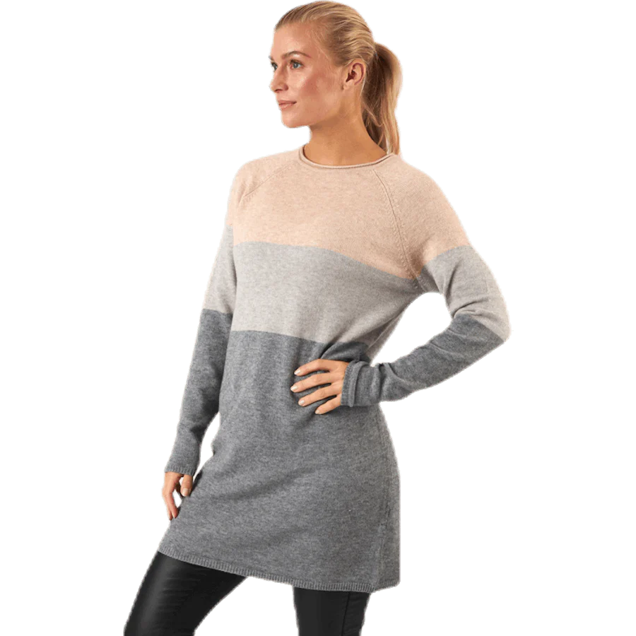 Lillo L/S Dress Knt Red - Image 2