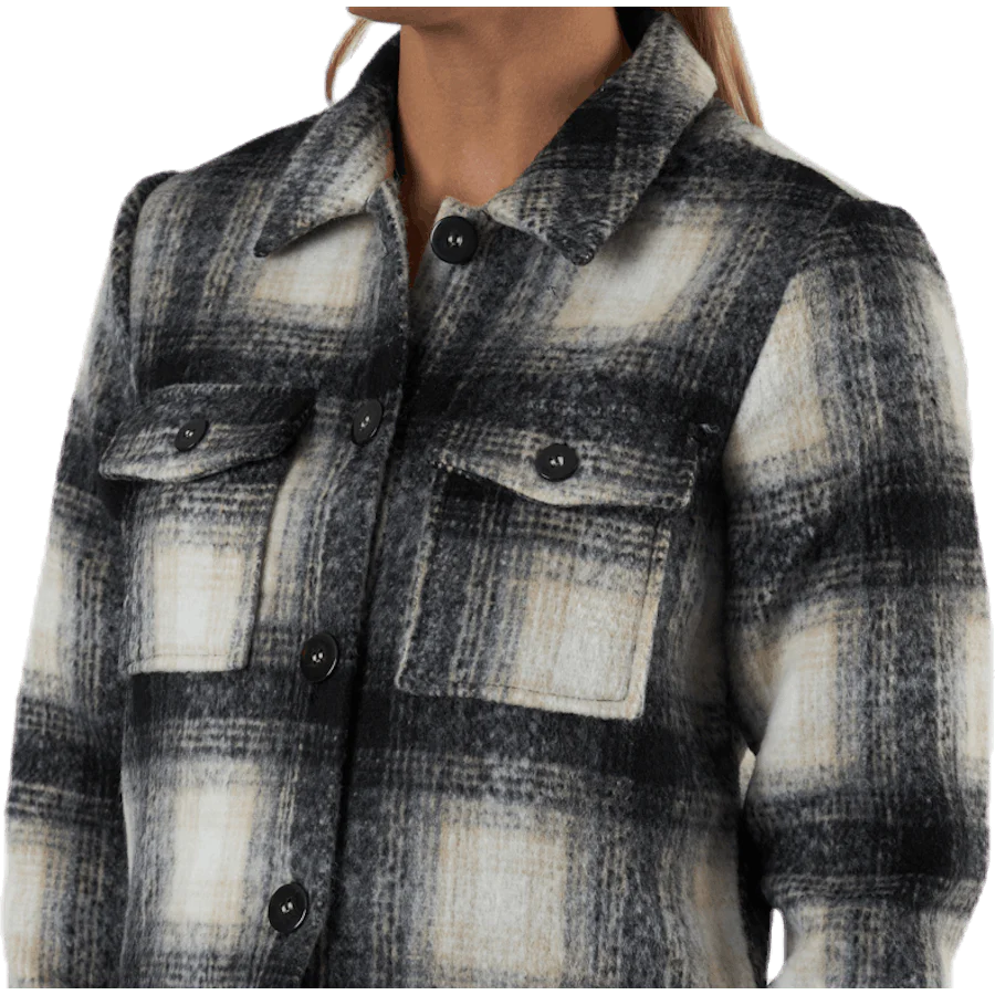 Lou Short Check Jacket Cc Otw Grey - Image 4