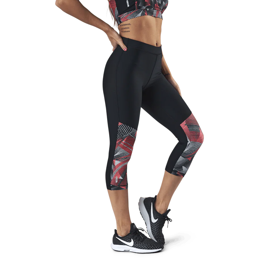 Judie Aop 3/4 Training Tights Black - Image 3