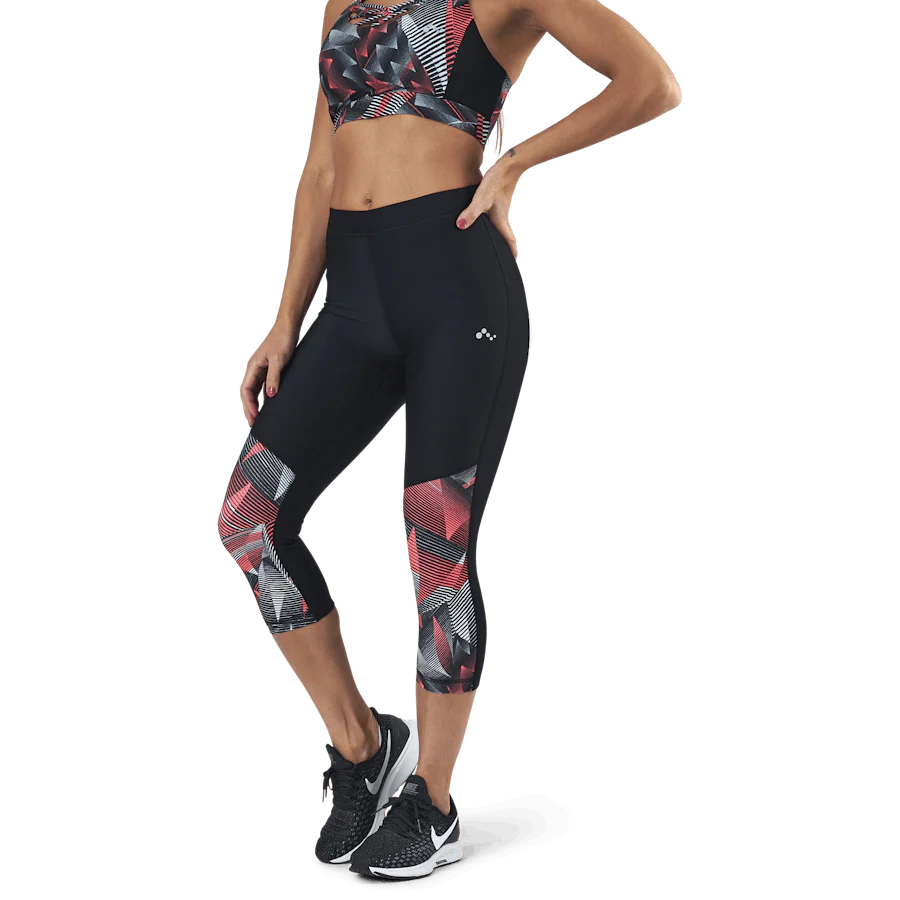 Judie Aop 3/4 Training Tights Black - Image 4