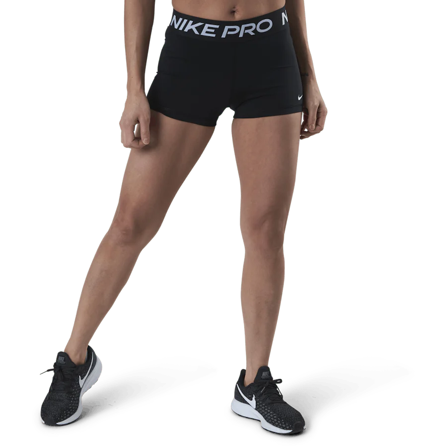Nike Pro Women's 3" Shorts BLACK/WHITE