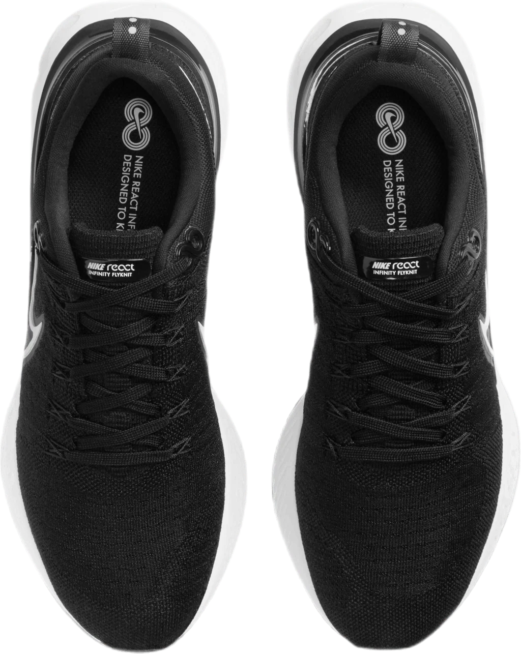 React Infinity Run Flyknit 2 White/Black - Image 5