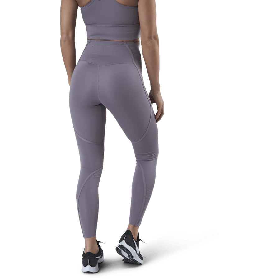 One Luxe Lacing 7/8 Tights Purple - Image 3