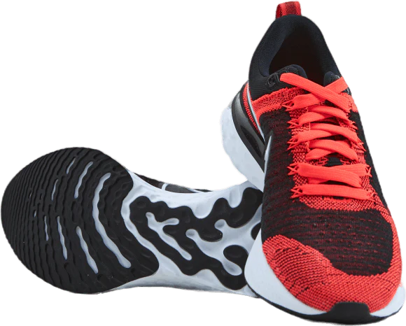React Infinity Run Flyknit 2 Red/Black/Grey - Image 3