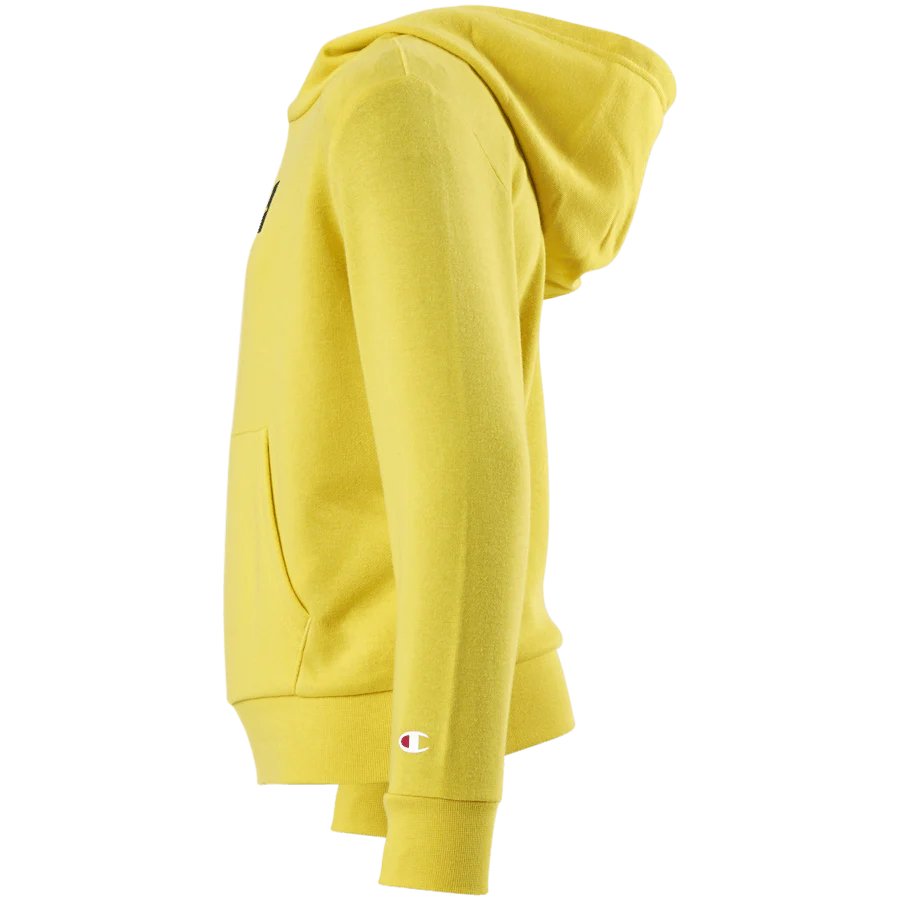 Pastel Hooded Sweatshirt Junior Yellow - Image 2