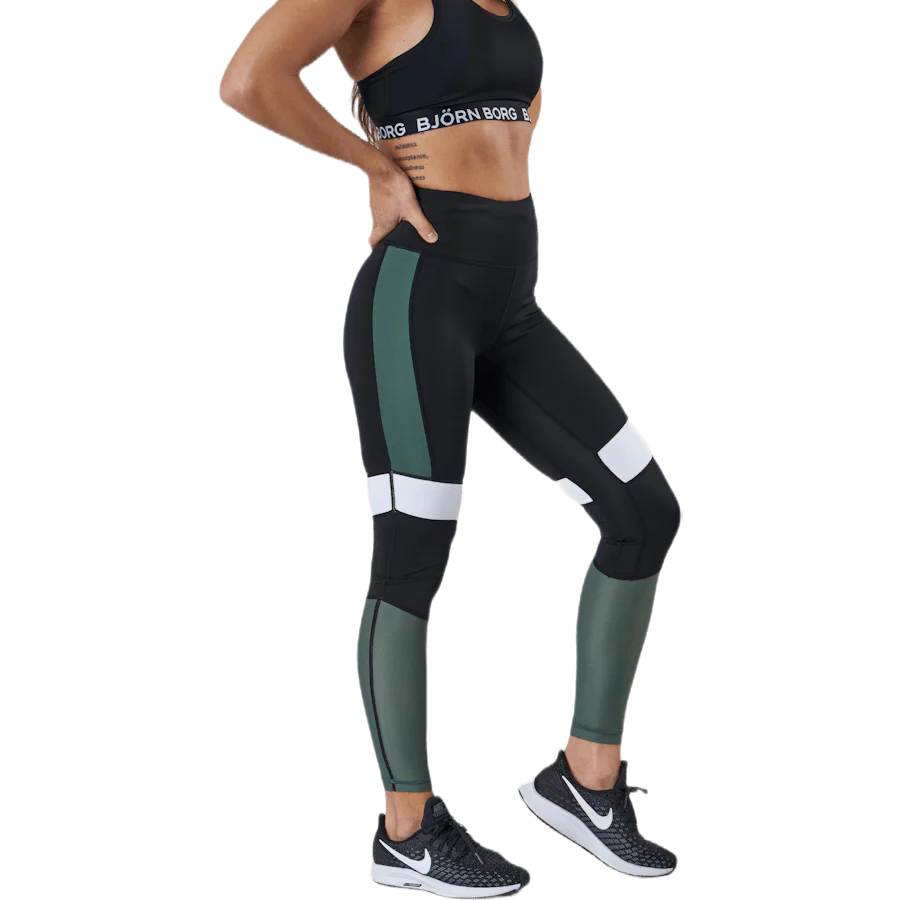 High Waist Block Tight Green - Image 2