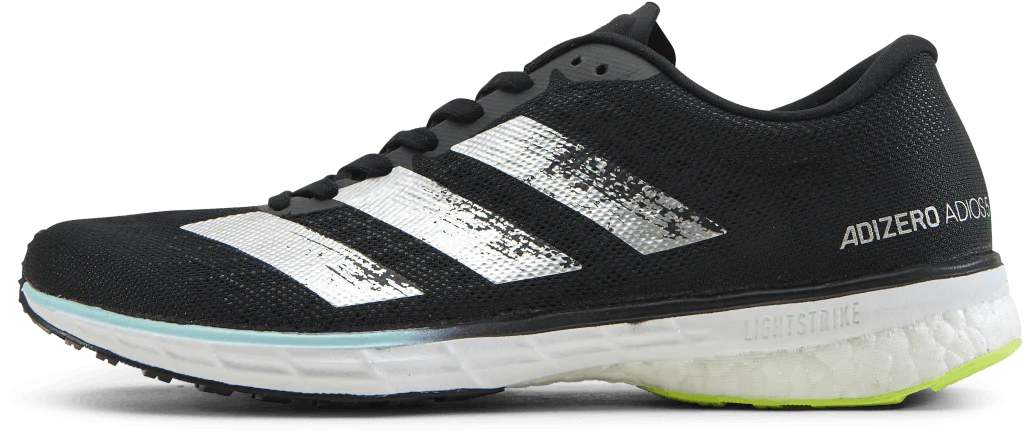 Adizero Adios 5 Shoes Core Black / Silver Metallic / Solar Yellow