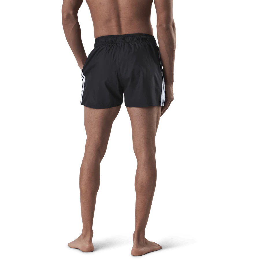 Very Short Length Classic 3Stripes Swim Short Black - Image 4