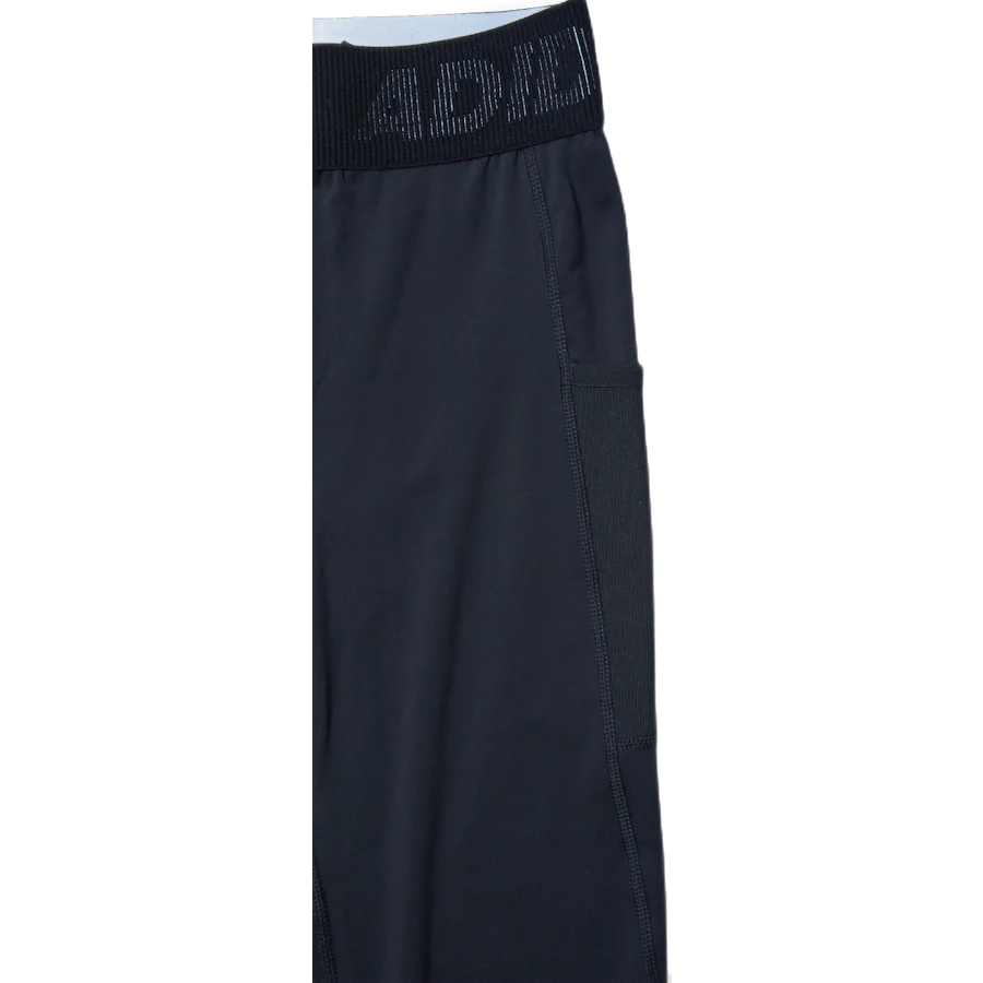 Techfit Long Branded Elastic Tight Black / White - Image 7