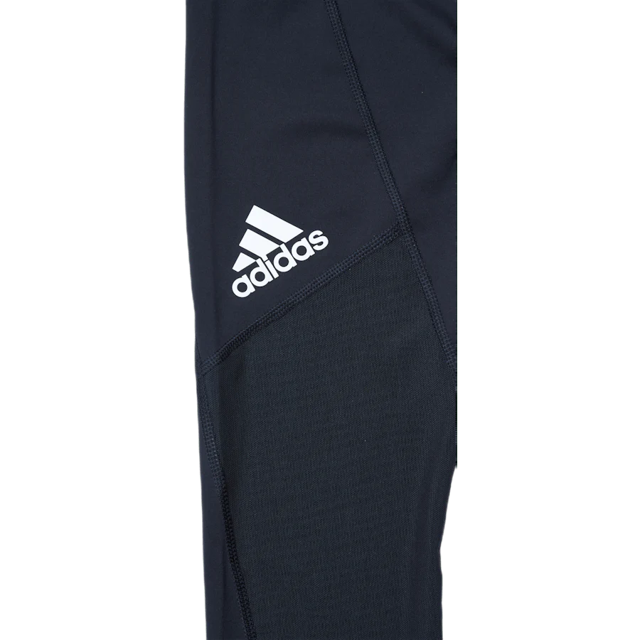 Techfit Long Branded Elastic Tight Black / White - Image 9
