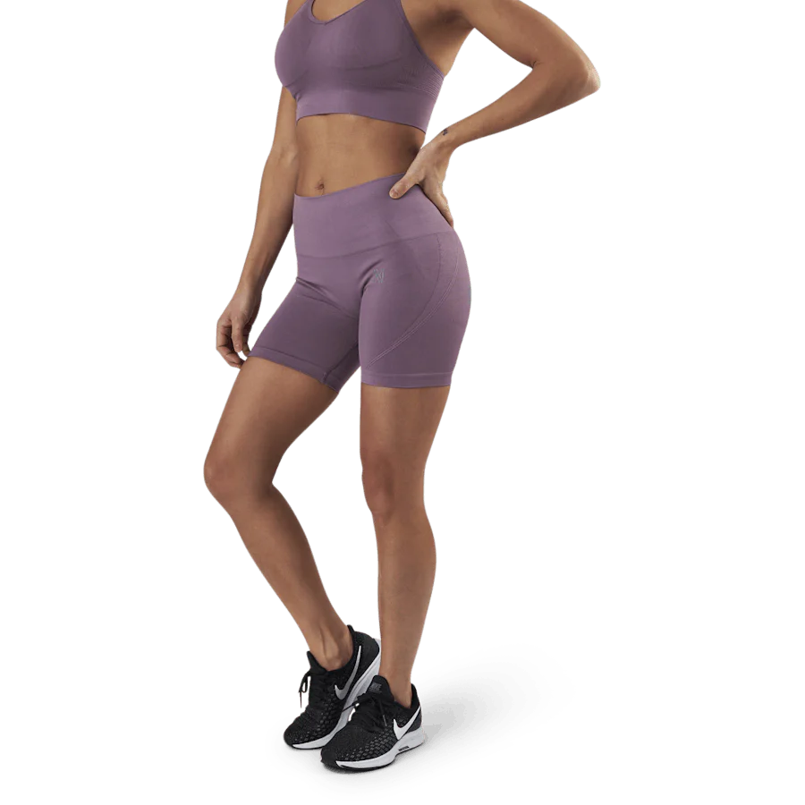 Erica Seamless Biker Shorts Purple - Image 3