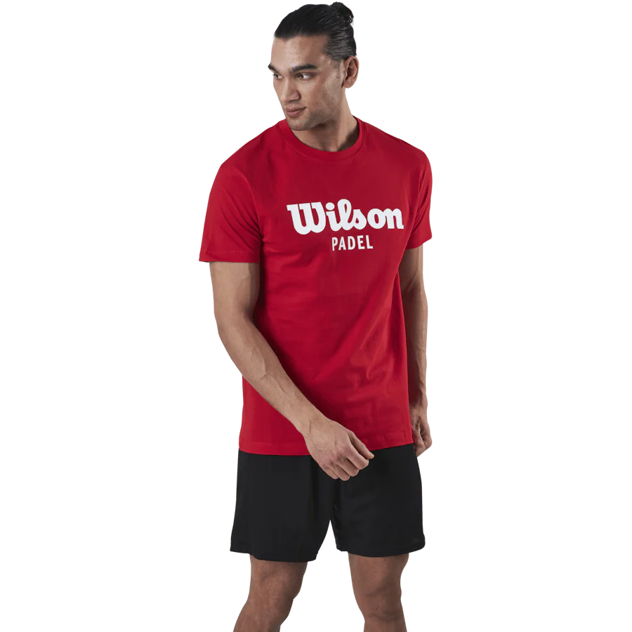 Padel Scrpt Tee Red - Image 3