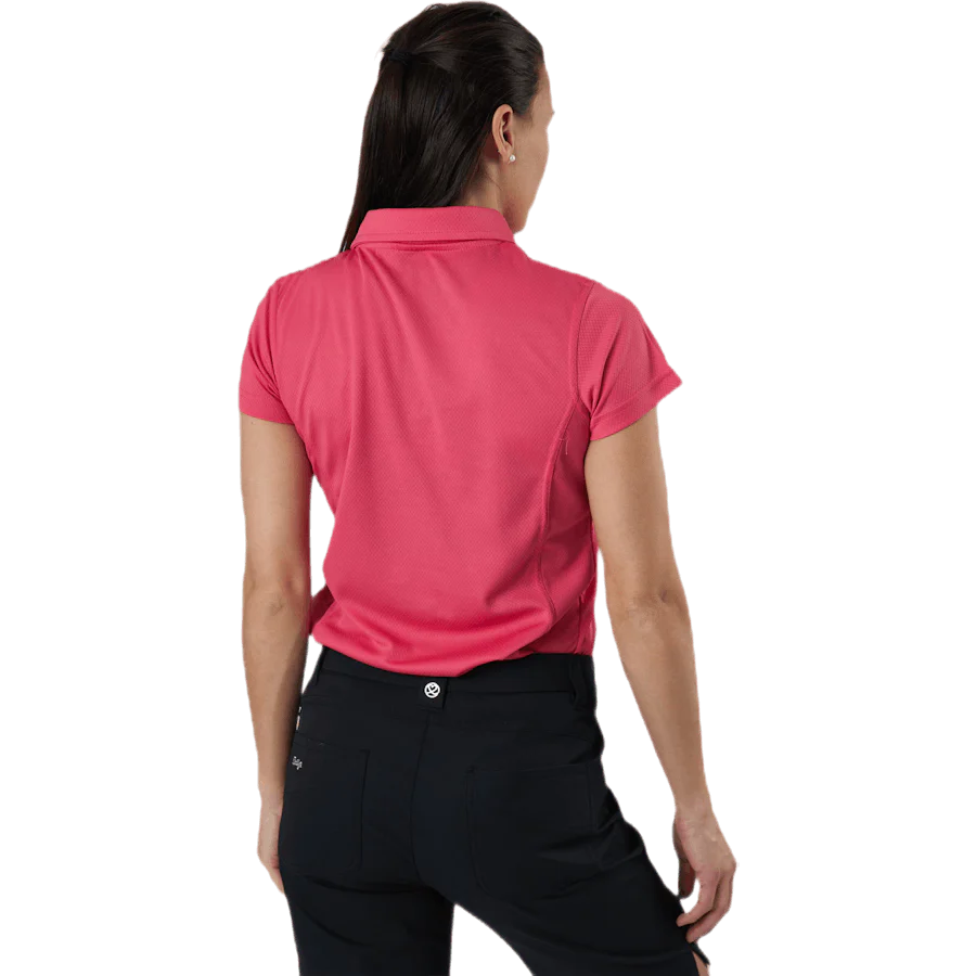 Macy Cap/S Polo Shirt Red - Image 3