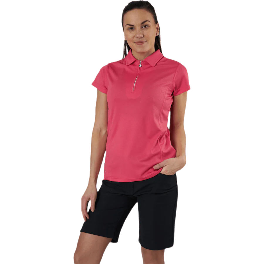 Macy Cap/S Polo Shirt Red - Image 4