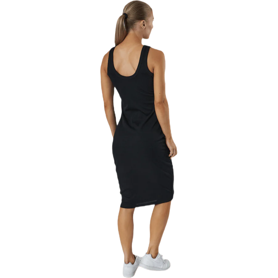 Hazel Rib Tank Dress Black - Image 3