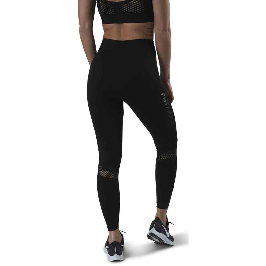 Fitness Mesh Knit Tights Black - Image 3