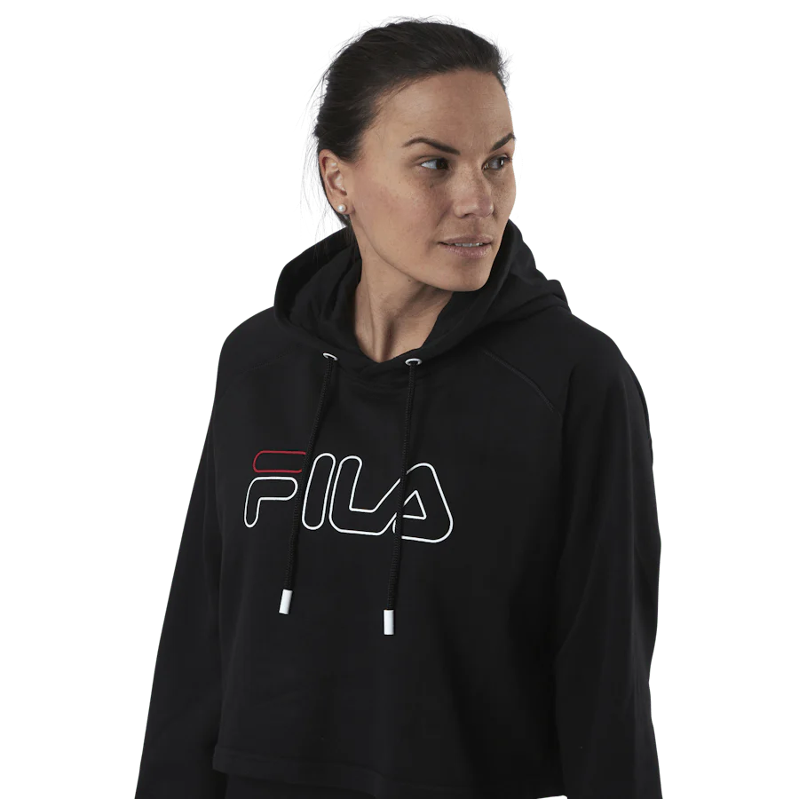 Jana Cropped Hoody Black - Image 3
