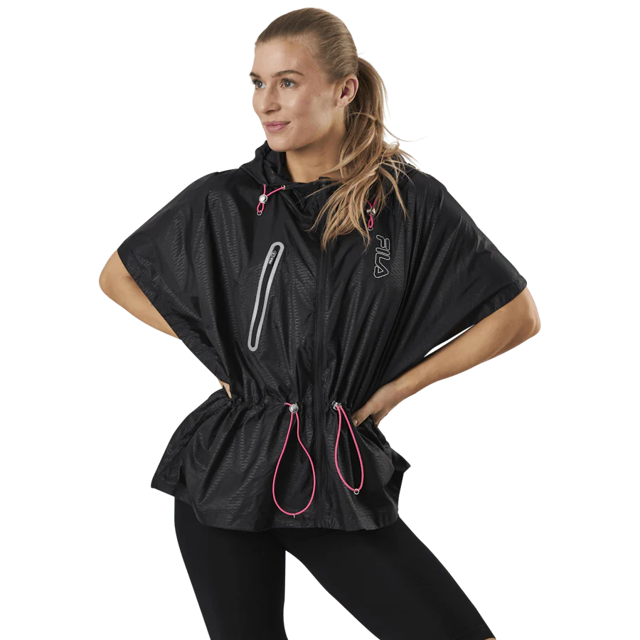 Eydie Wind Poncho Black