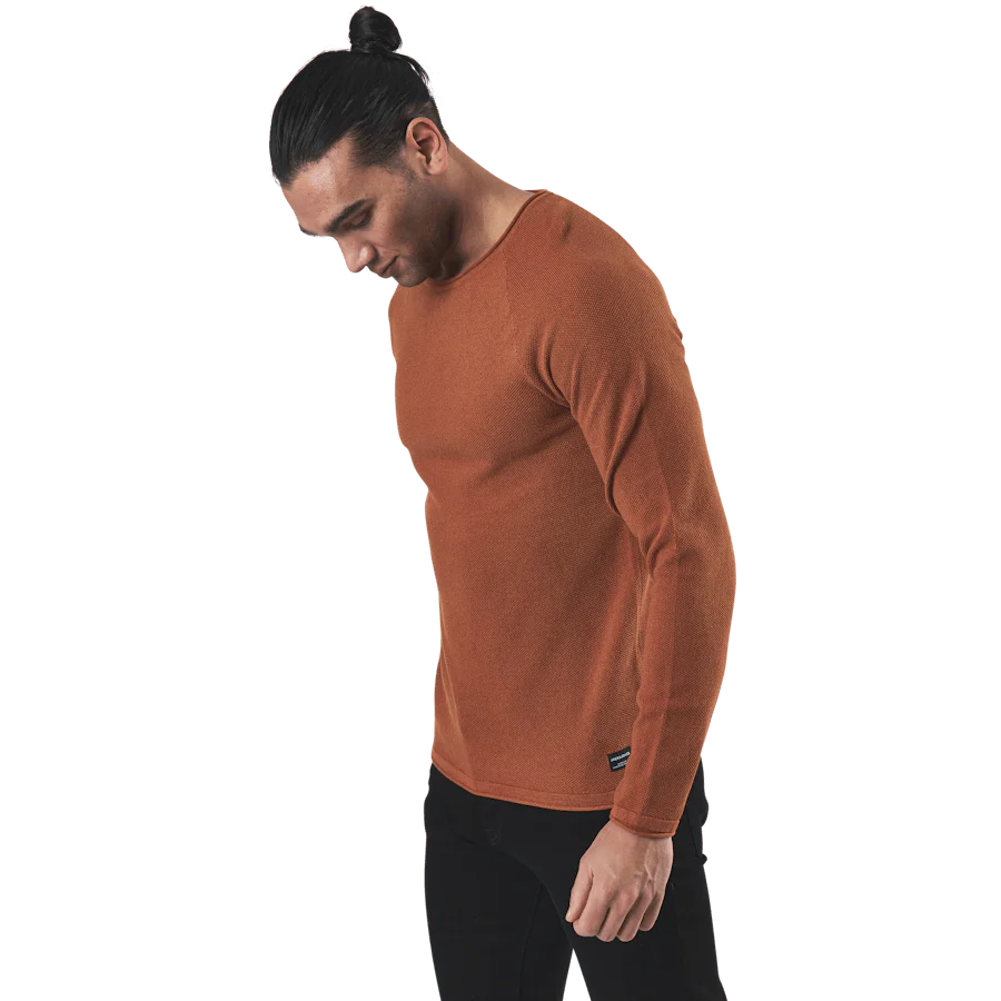 Hill Knit Crew Neck Beige - Image 3