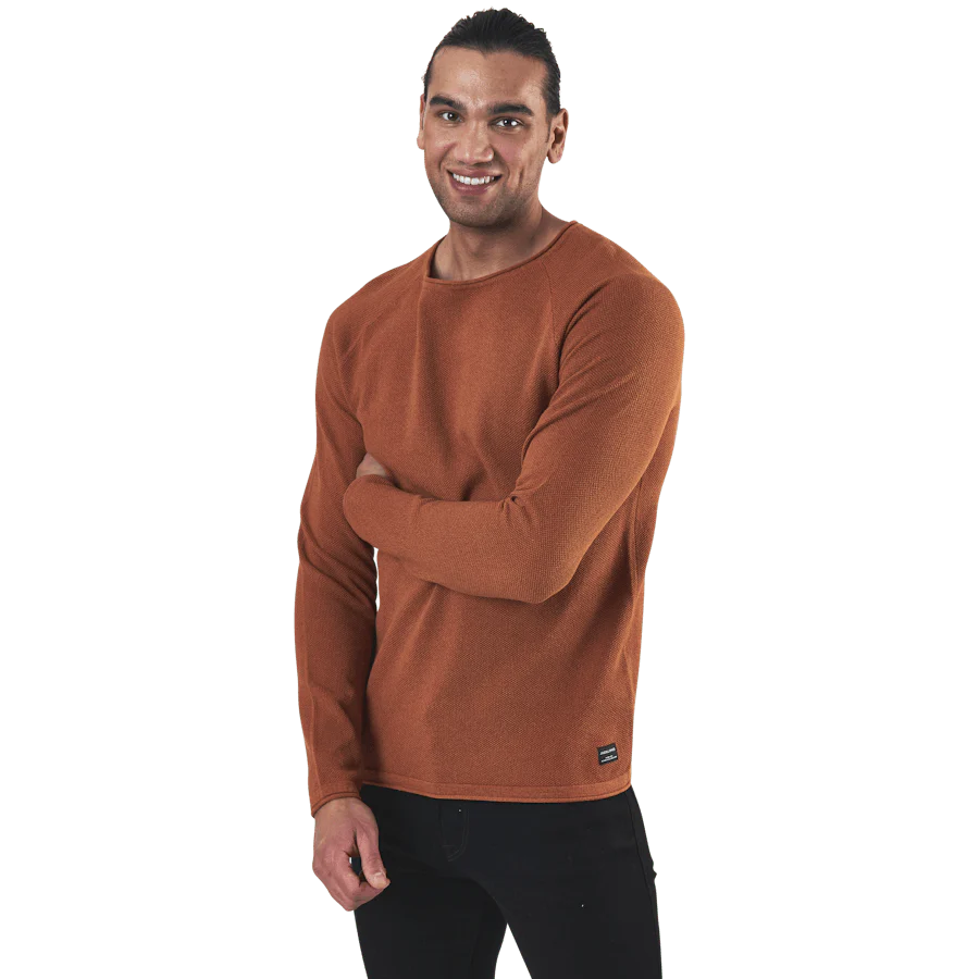 Hill Knit Crew Neck Beige - Image 4